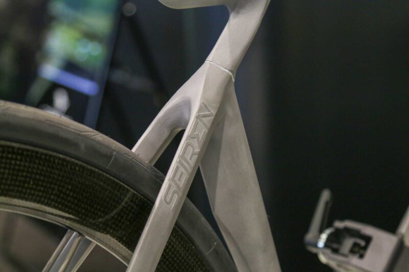 Pilot Seiren 3d printed titanium bike seat stay
