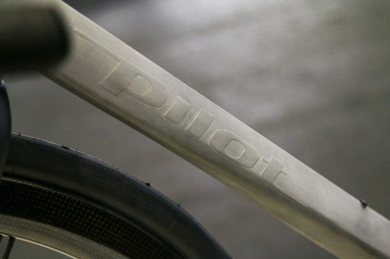 Pilot Seiren 3d printed titanium bike down tube