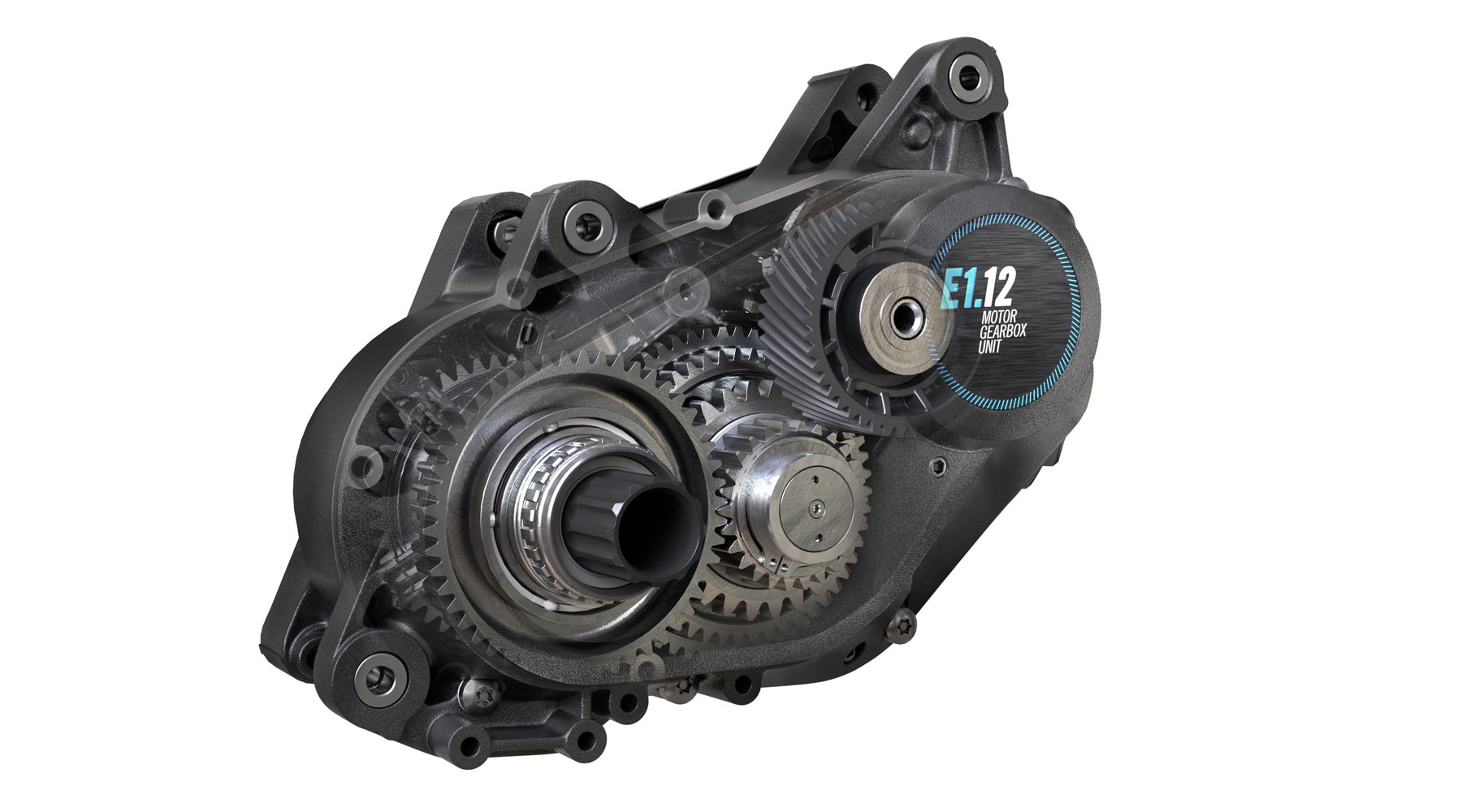 Pinion ON.E combined ebike motor gearbox unit MGU complete transmission powertrain, what's inside X-Ray