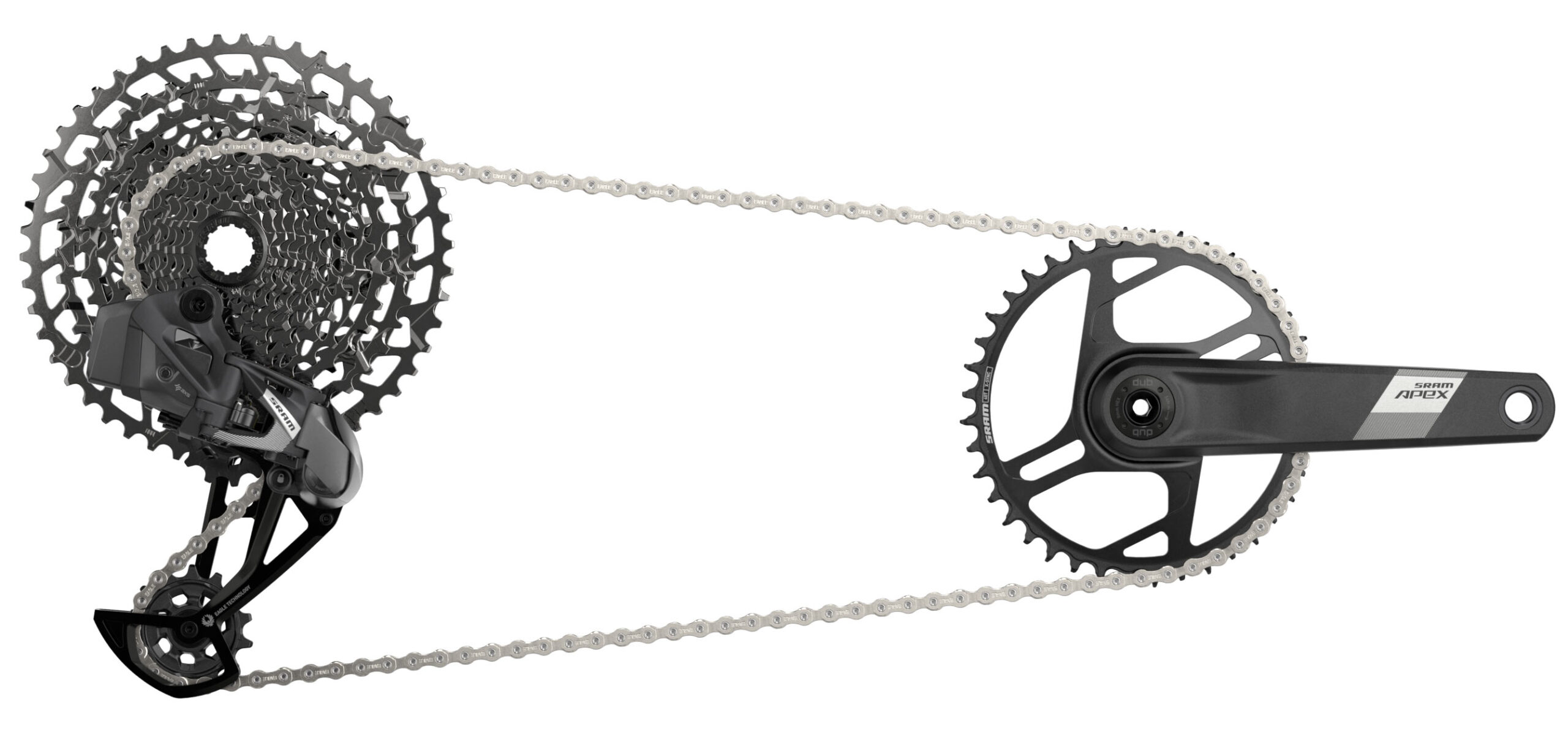 sram apex Eagle AXS 12-speed road and gravel bike group