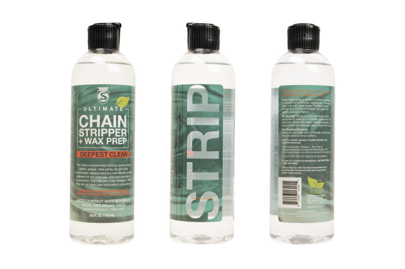 Silca Ultimate Chain Stripper and Wax Prep easy drivetrain cleaner makes you faster, label details