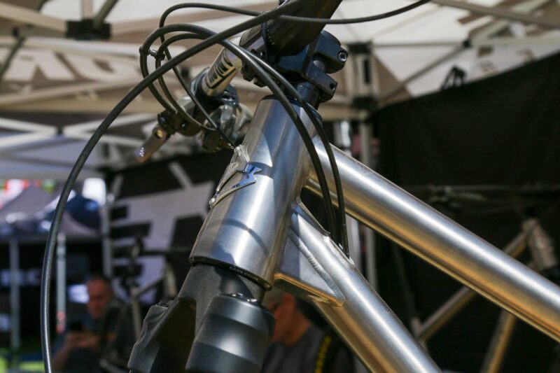 Turner Scrub titanium hardtail head tube