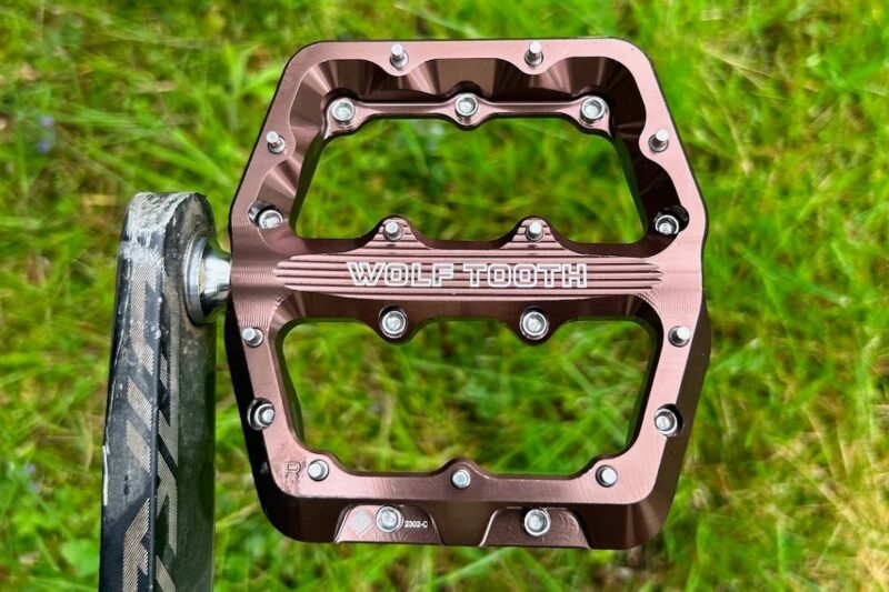 Wolf Tooth WaveForm mountain bike flat pedals