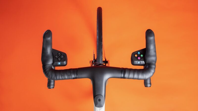 Zwift Play controllers mounted
