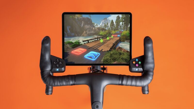 Zwift Play controllers top view