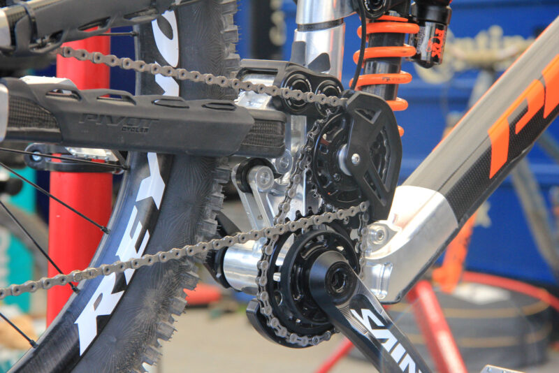 pivot dh prototype two chain lower linkage bernard kerr's bike lenzerheide 2023