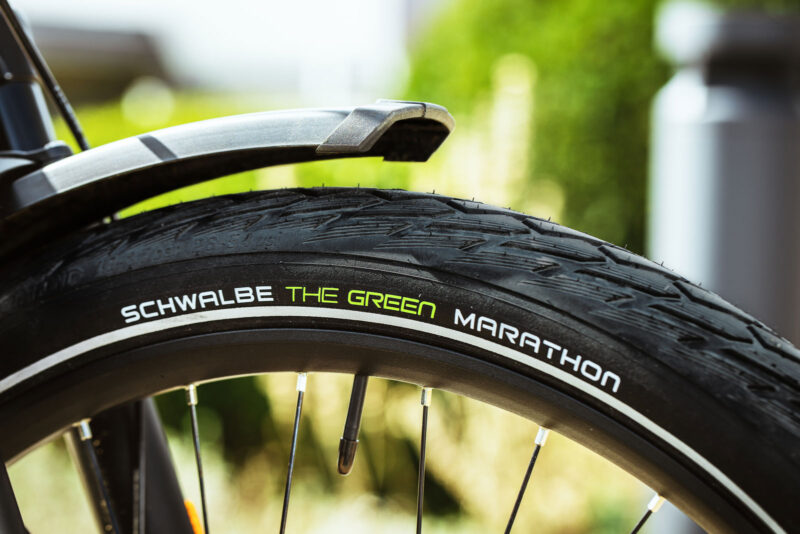 schwalbe green marathon recycled bicycle tire