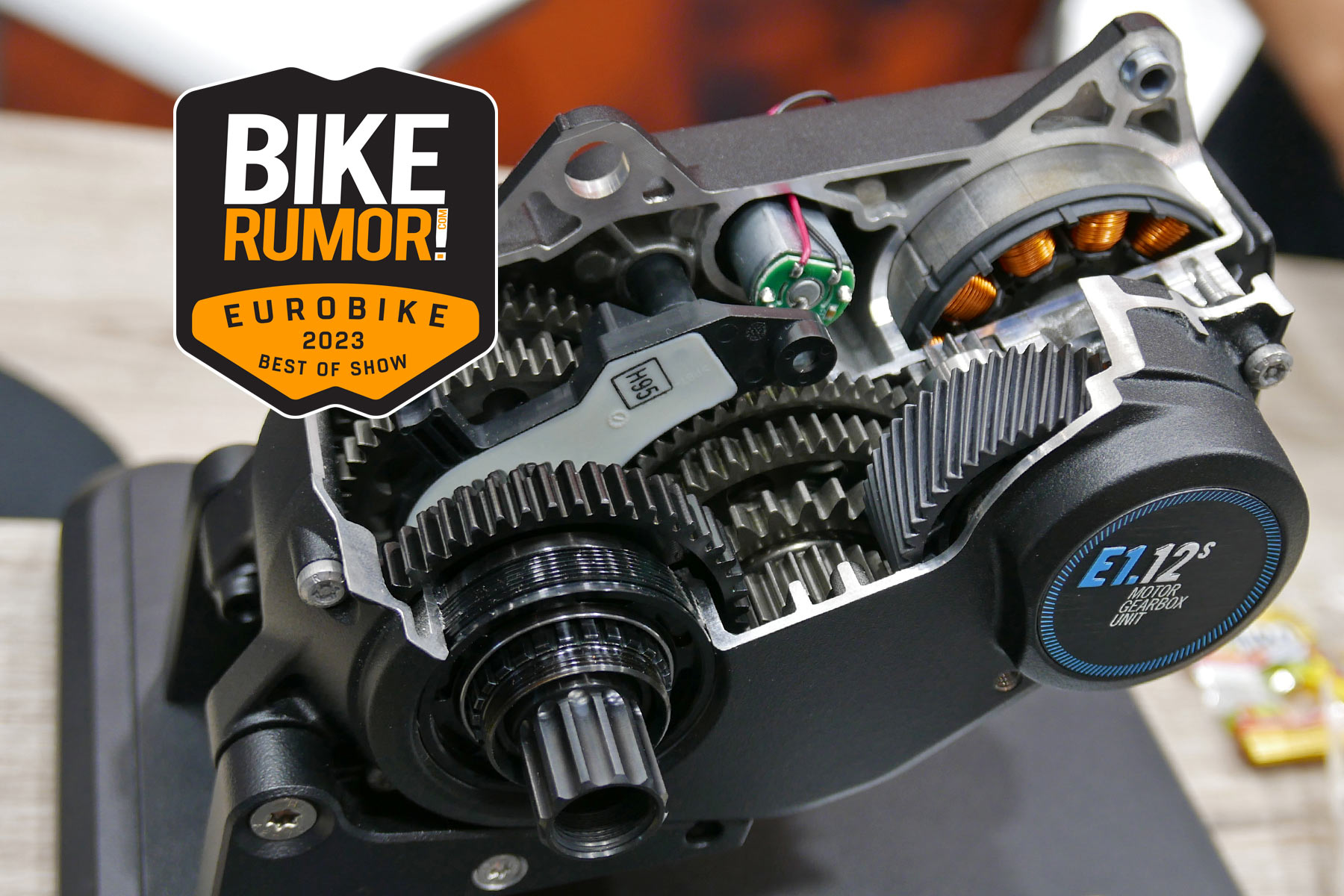 Bikerumor 2023 Eurobike Best Of Show award, best ebike - Pinion ON.E combined motor & gearbox