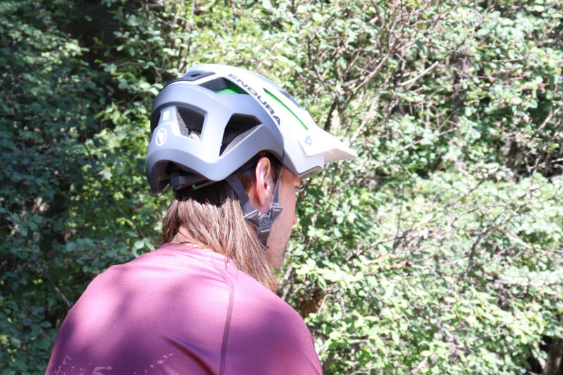 Endura MT500 MIPS helmet from back