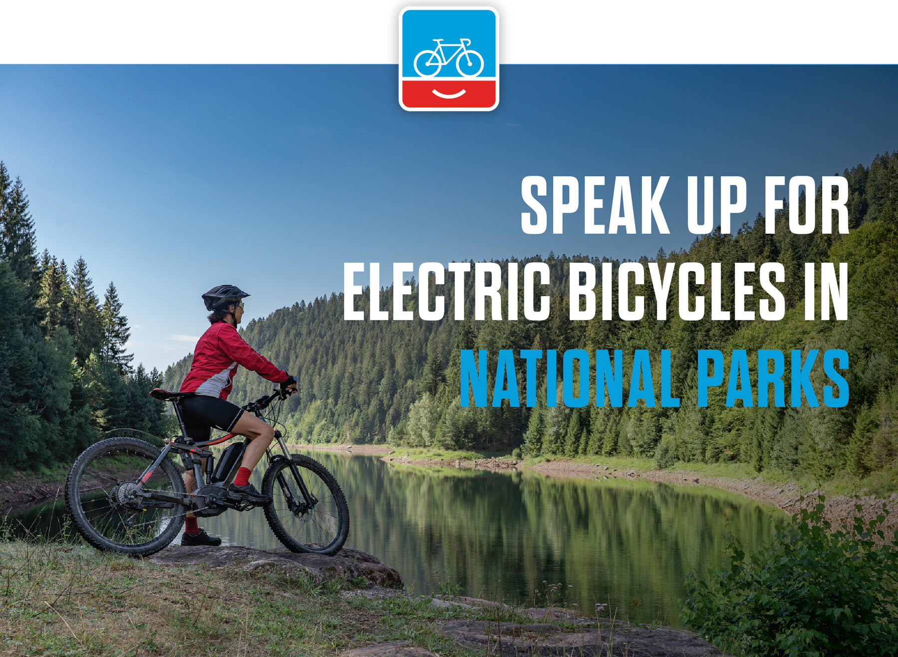 people for bikes graphic about national park service comment period for allowing e-bike use