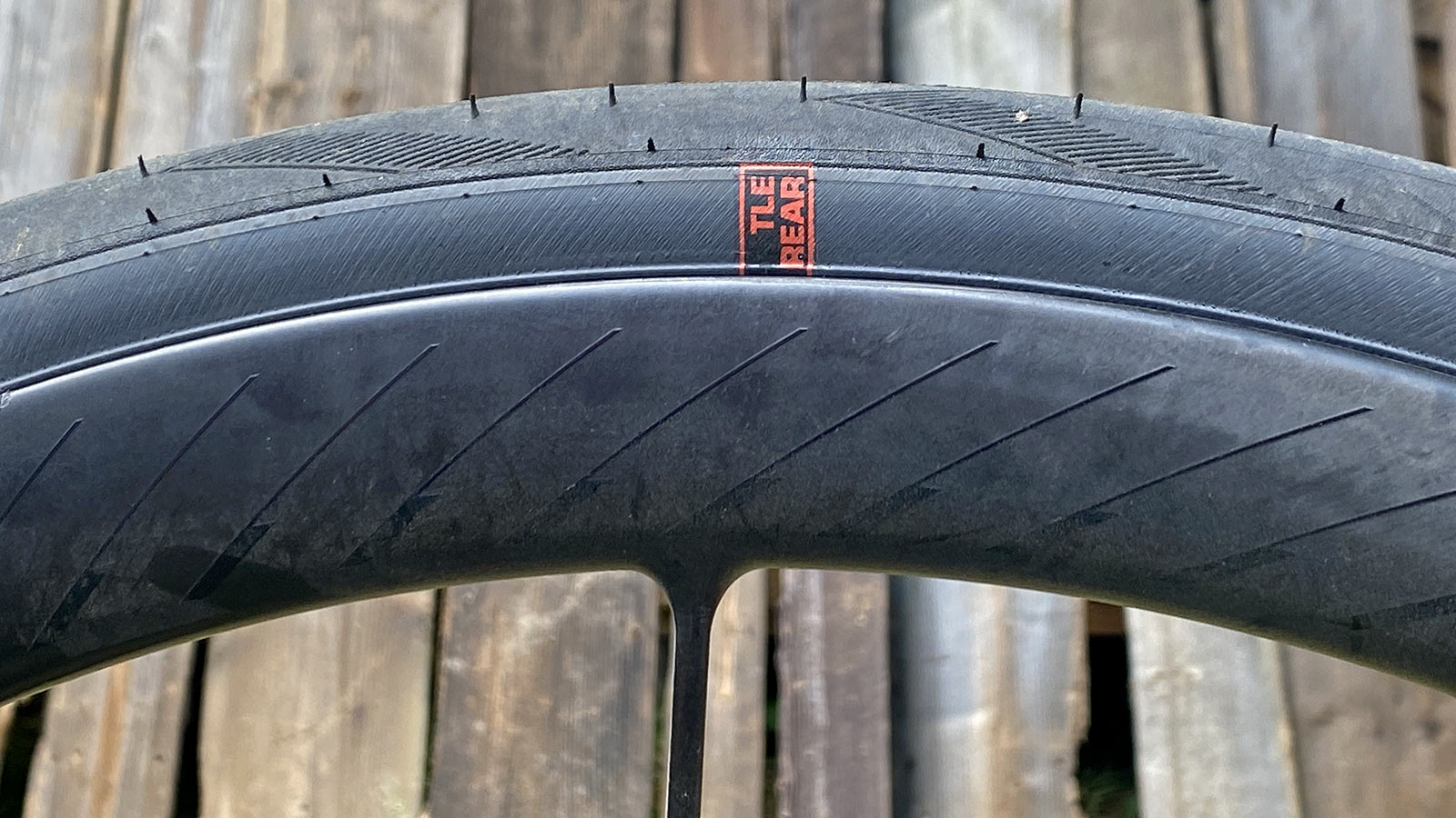 Schwalbe Pro One Aero front-specific & rear-specific aerodynamic racing TT road bike tires, rear