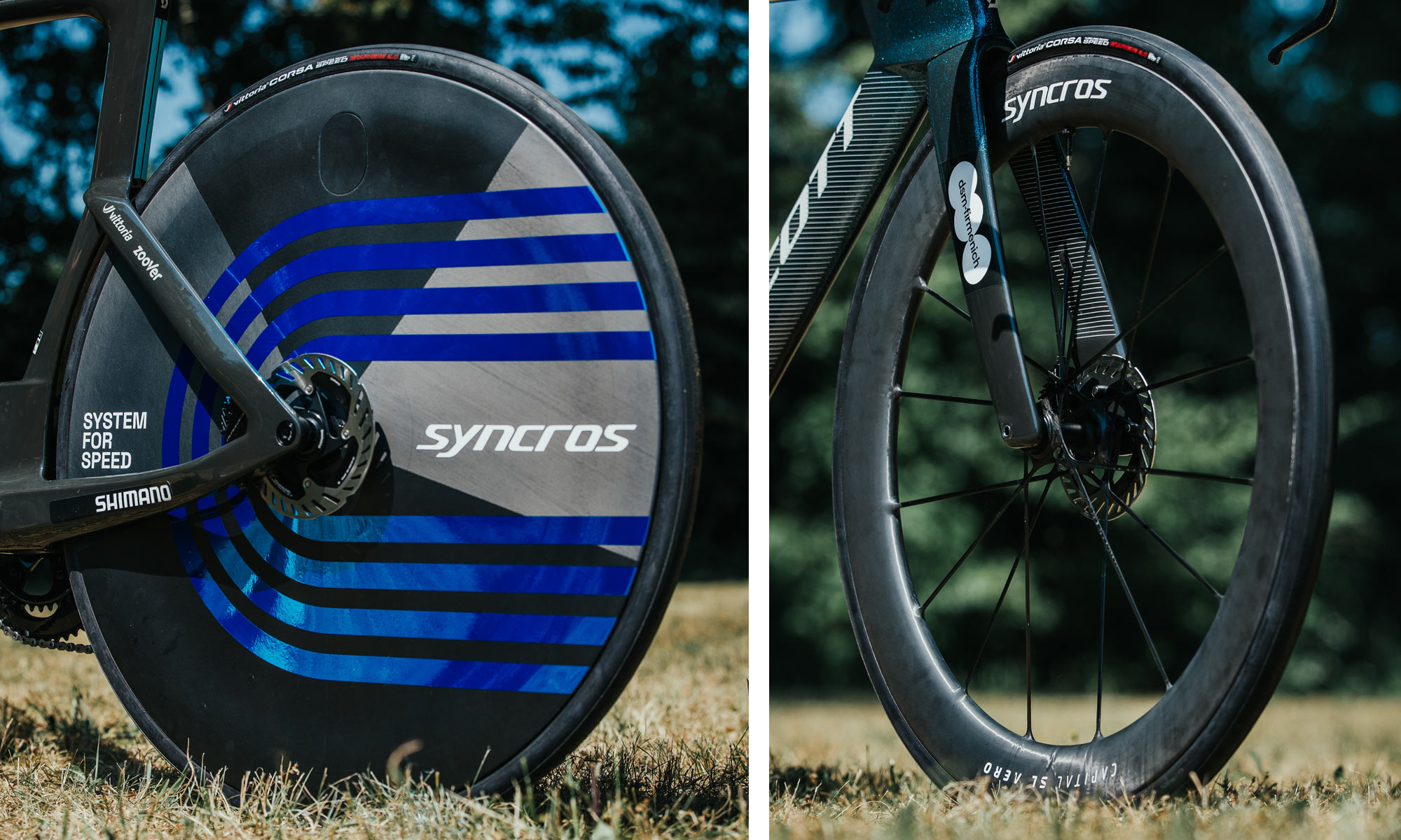 Syncros Capital SL TT Disc, full-carbon monocoque road time trial wheels for DSM, photo by El Toro Media, pairing