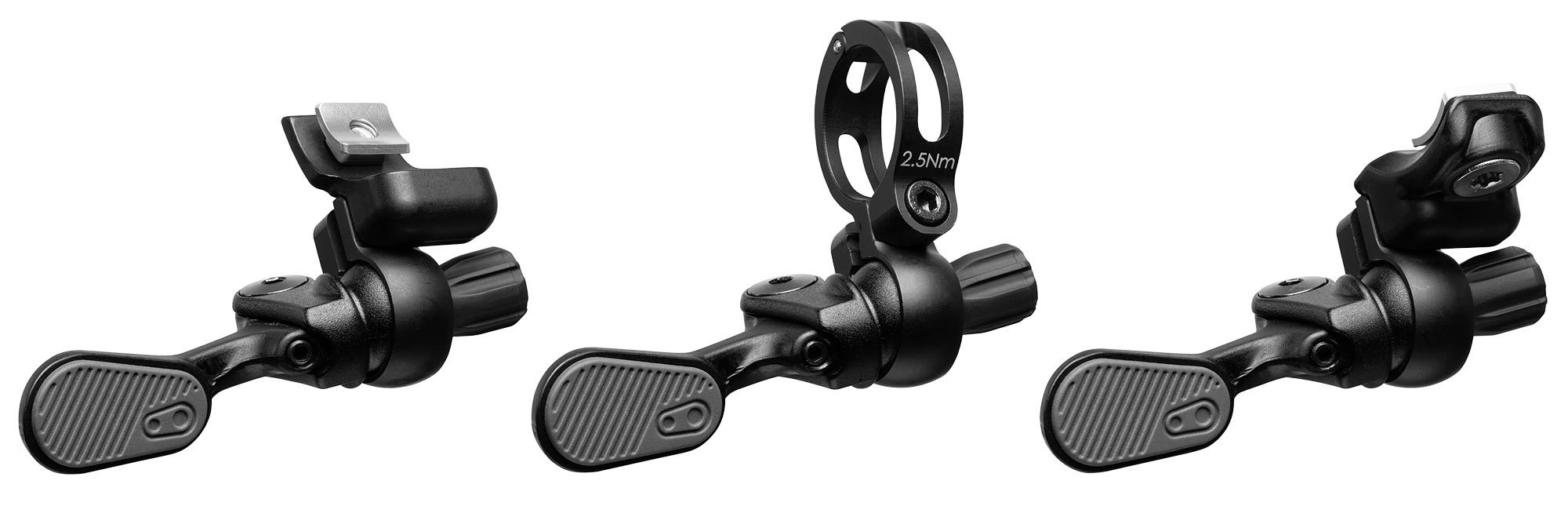 crank brothers highline dropper post remote with 360 degree swivel mount and infinite angle adjust