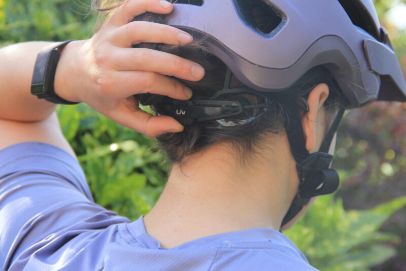 liv rail mips mtb helmet retention cradle adjustment