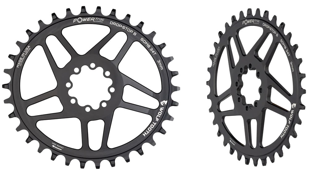 Wolf Tooth 8-bolt direct mount chainrings for SRAM T-Type Flattop MTB chains