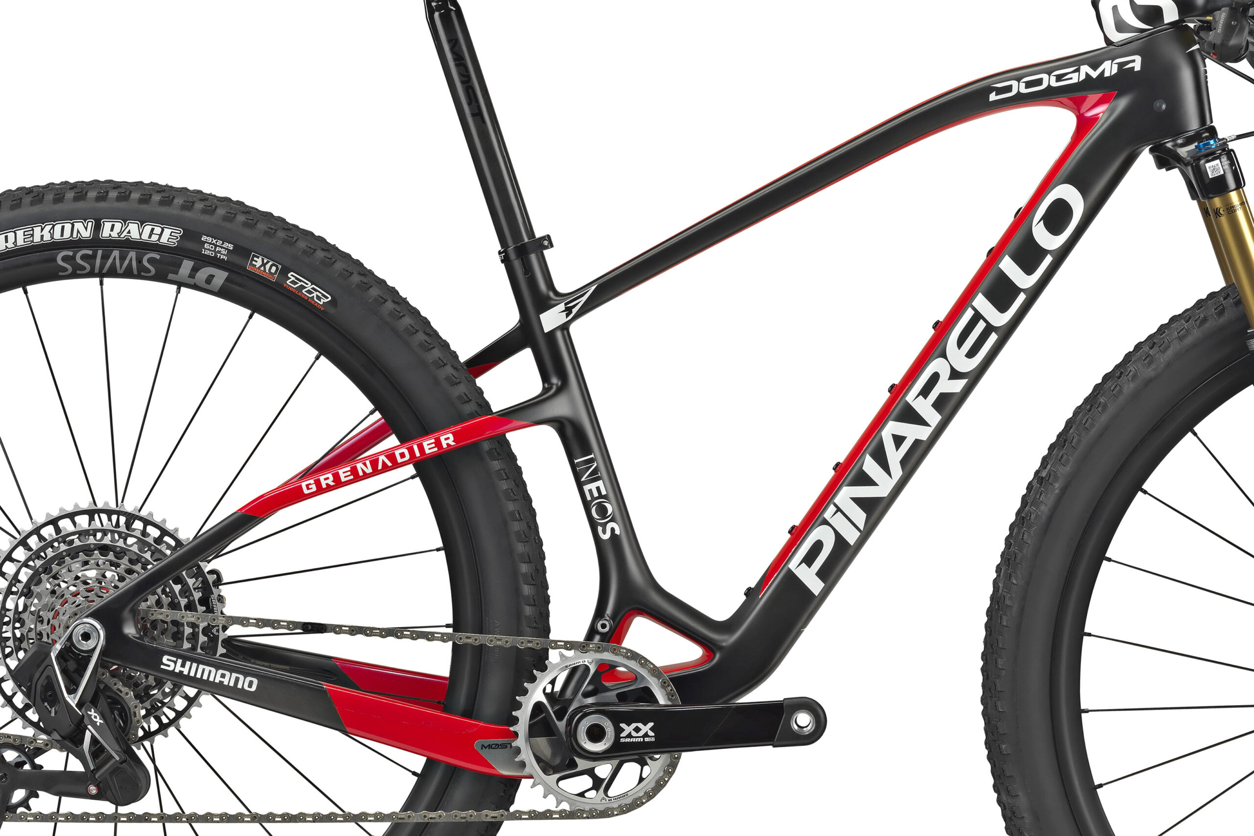 2024 Pinarello Dogma XC Hardtail HT carbon cross-country mountain bike, frame detail