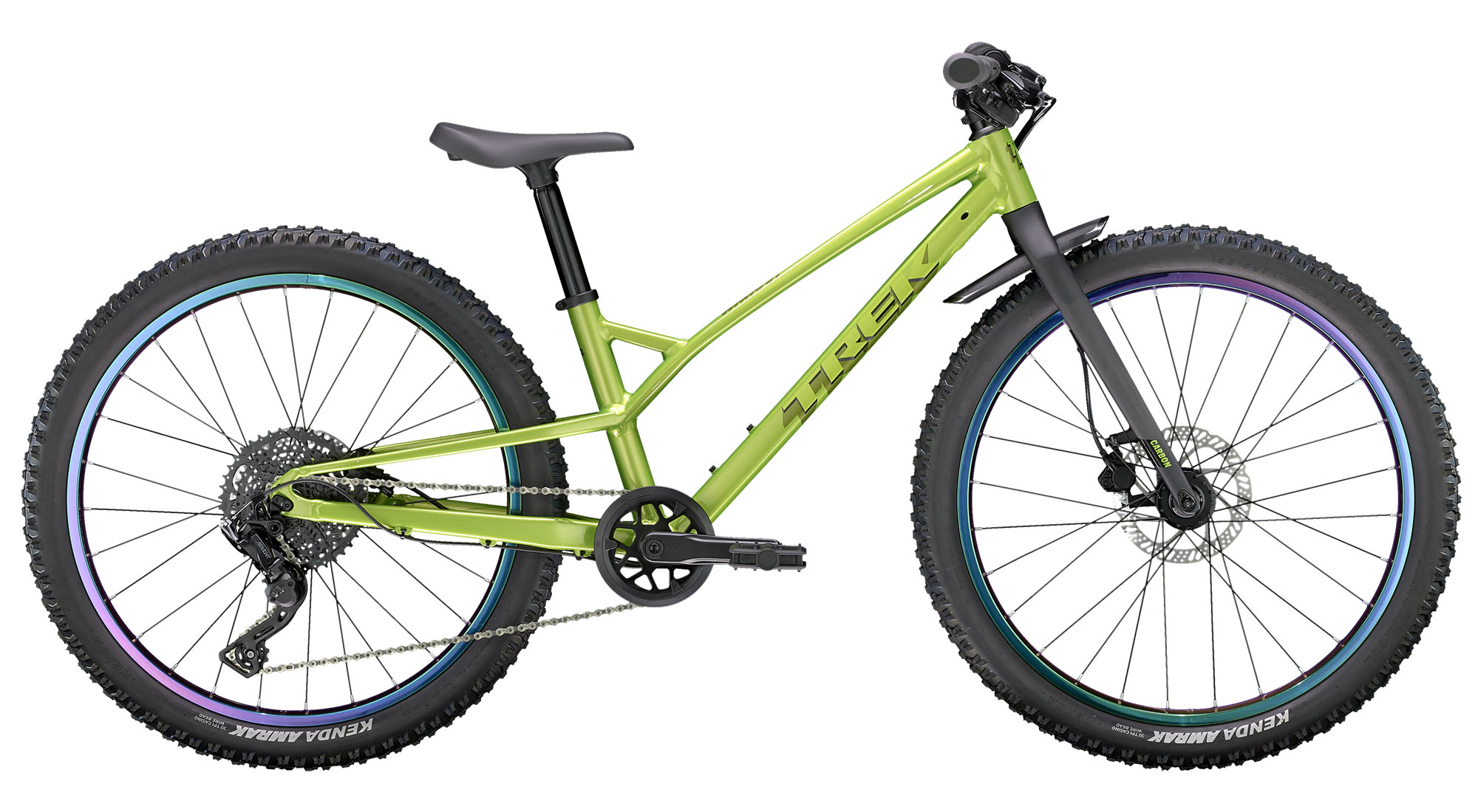 Trek Wahoo Trail lightweight alloy kids bike hybrid mountain bike, 24"