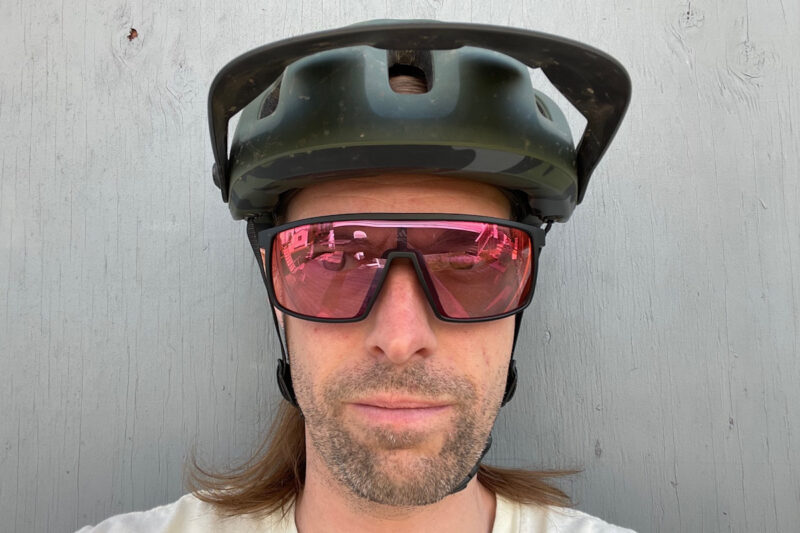 Adidas SP0057 sunglasses, with helmet