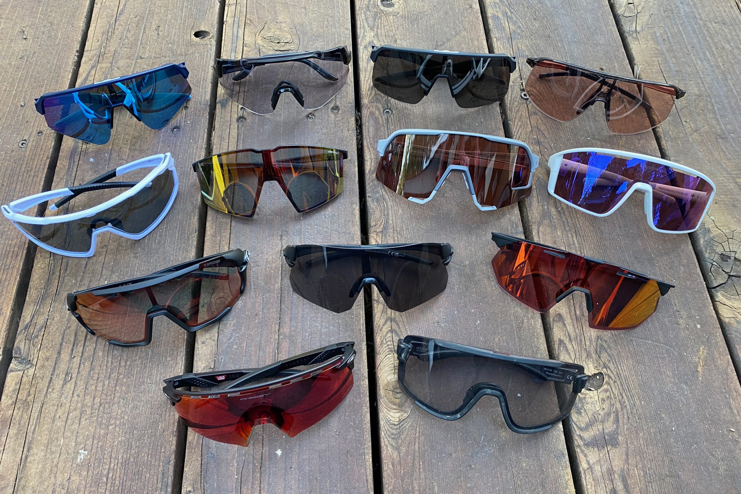 Cycling sunglasses buyer's guide group shot