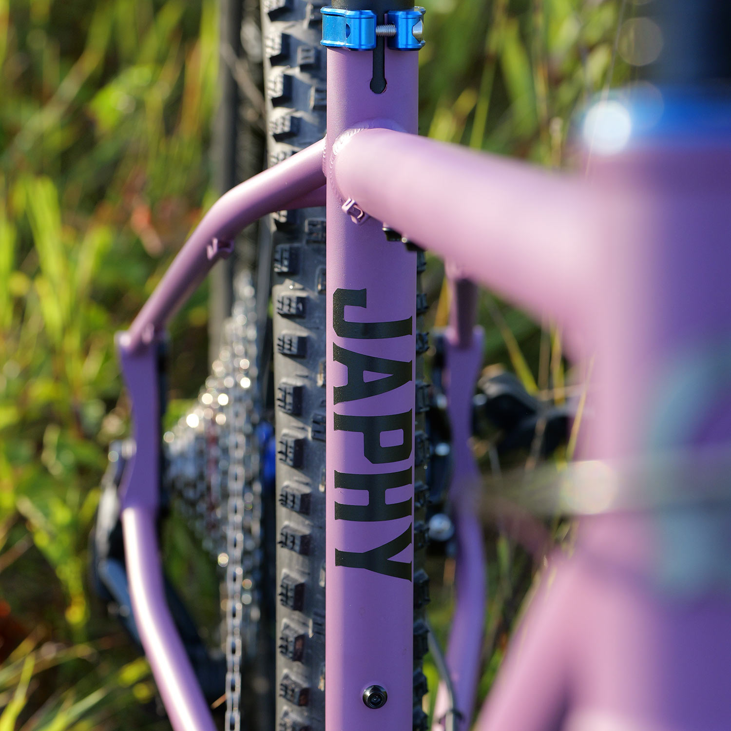 Esker x MRP limited edition wild purple cerakote Japhy ShredKote steel trail hardtail, teaser