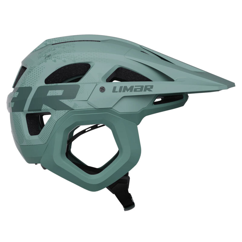 Limar Etna MIPS three quarter shell lightweight vented enduro mountain bike helmet, Ocean Sage green