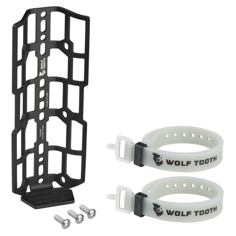 Wolf Tooth Components Morse Cargo Cage with cargo straps