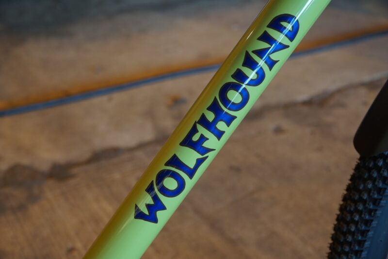 Made Best of Show Wolfhound downtube logo