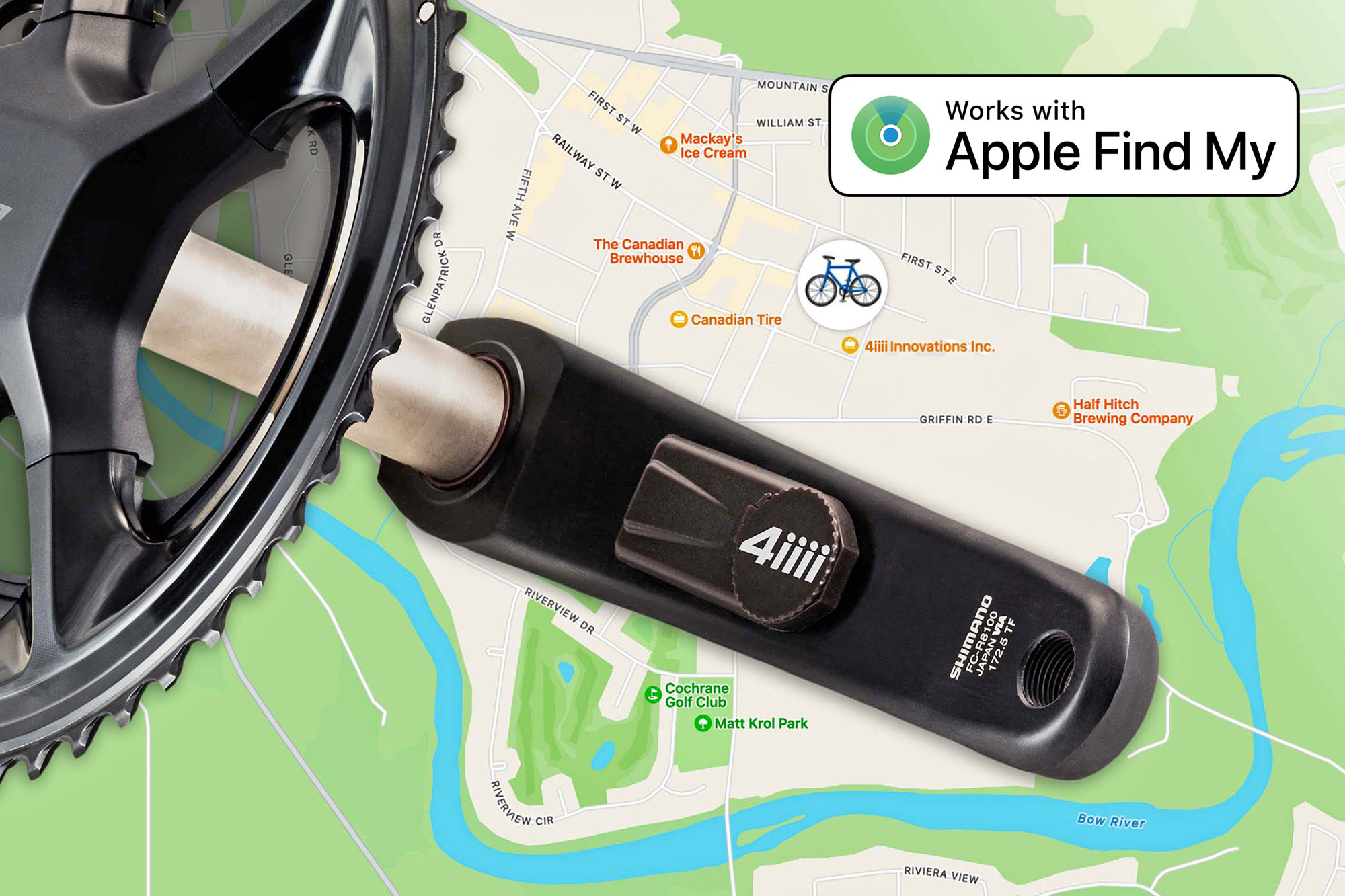 4iiii Precision 3+ power meter adds Apple Find My app bike tracking