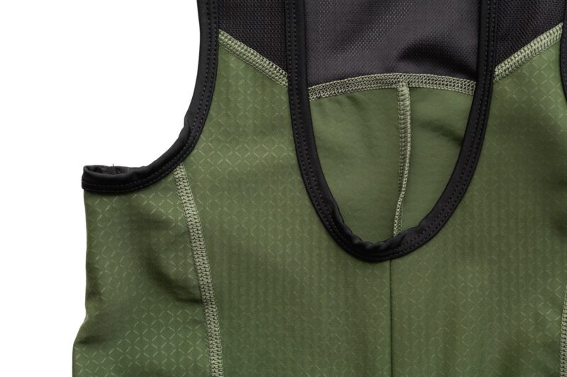 State Bicycle Cargo Bibs olive close up
