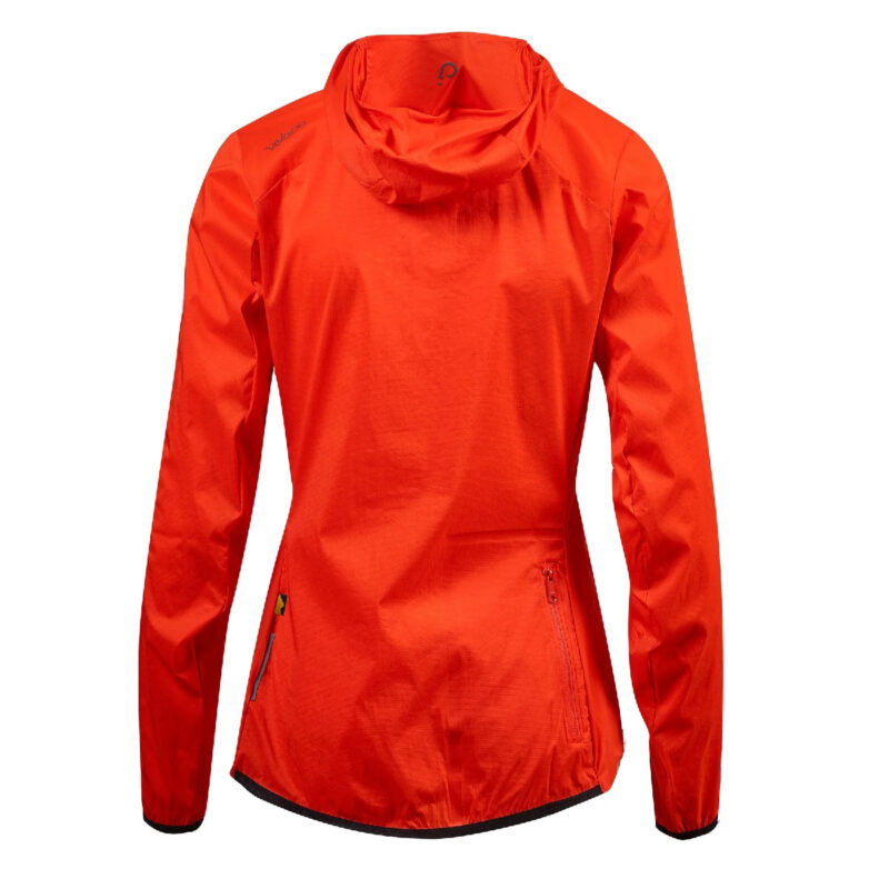 Velocio Ultralight Trail Hooded jacket, back, wmns