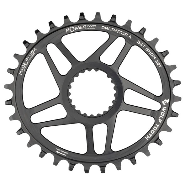Wolf Tooth Shimano ST Drop stop chainring oval