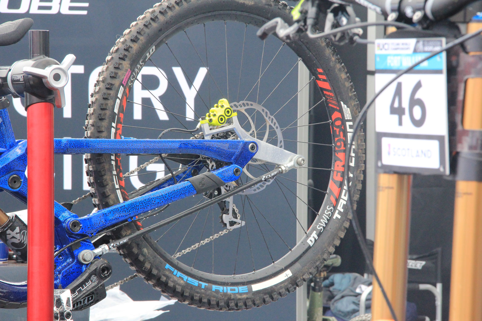 A Closer Look at the Forbidden DH Bike at Fort William World Champs -  Bikerumor