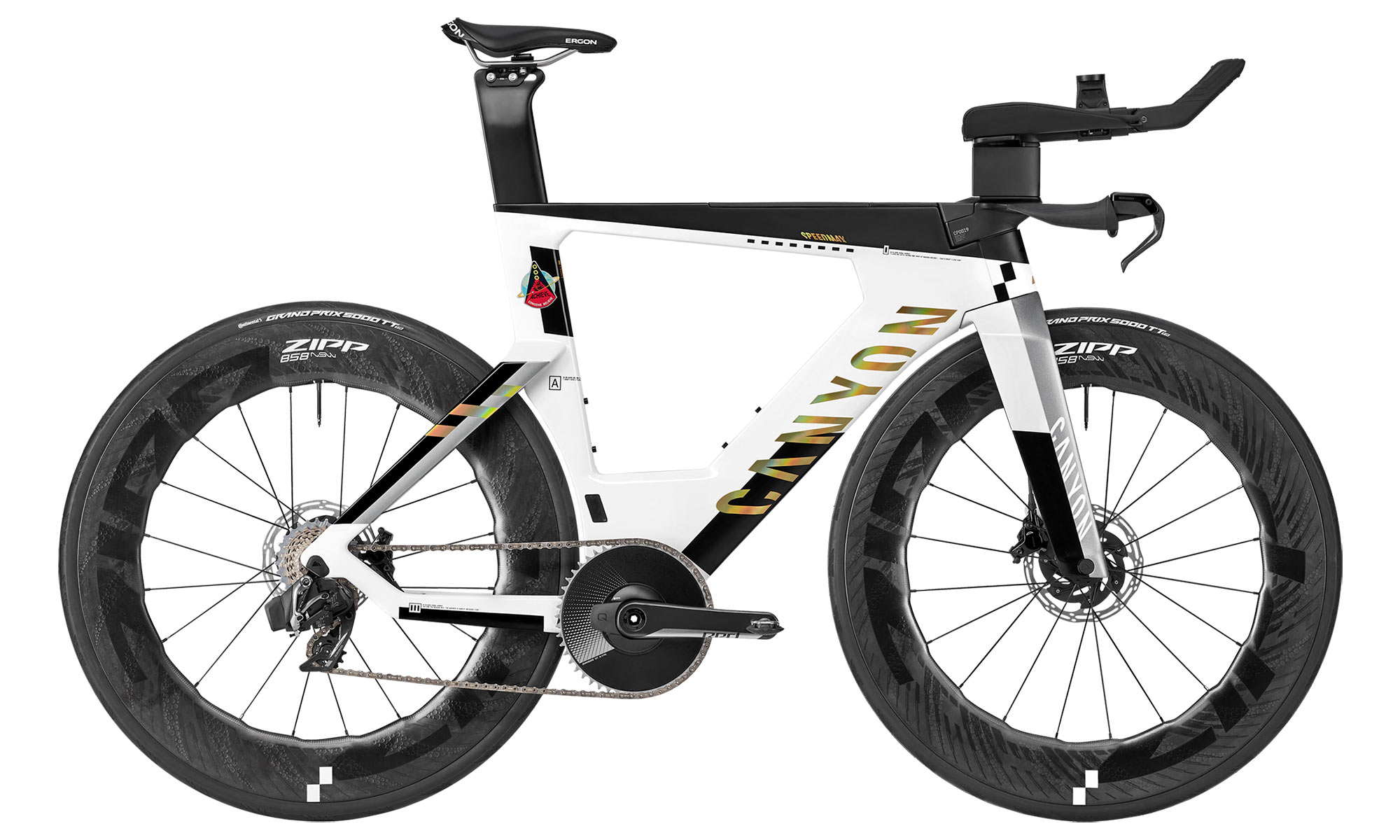 Canyon Speedmax CFR Moonshot LTD limited edition Jan Frodeno-signature triathlon bike, complete
