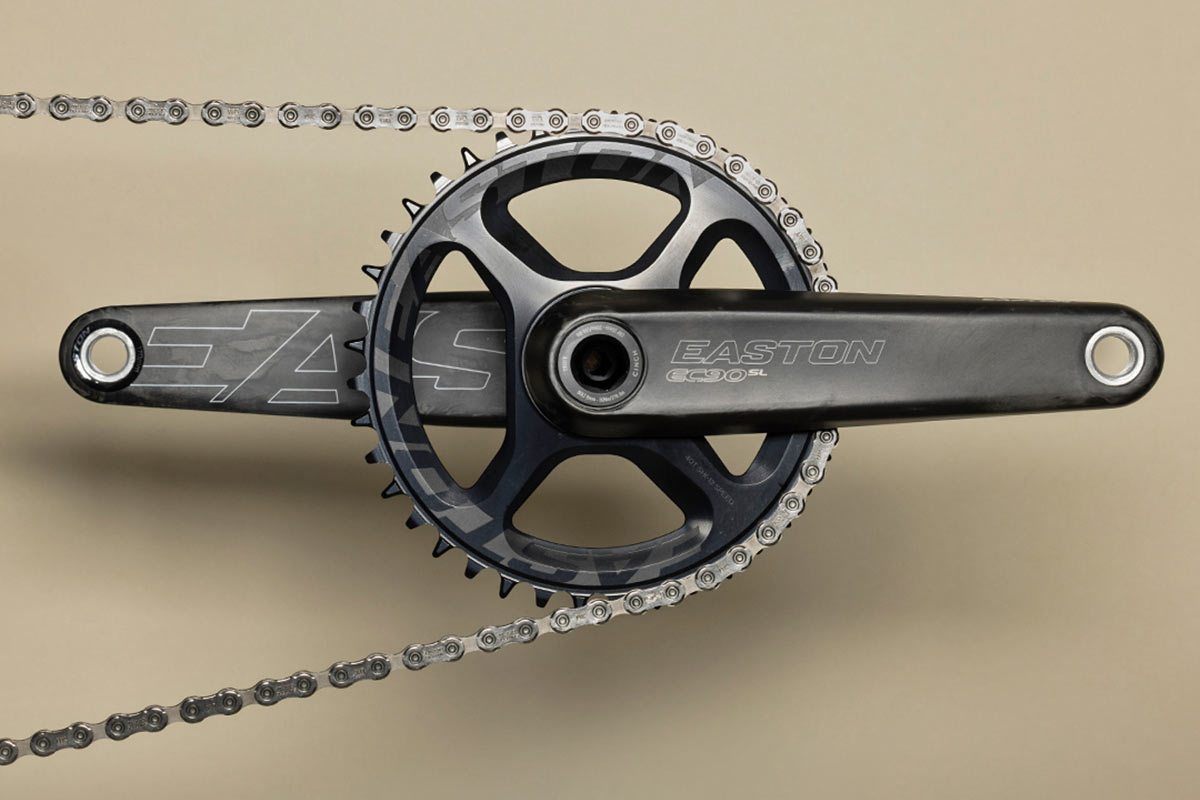 Easton Direct Mount 1x GRX gravel chainrings for Shimano 12-speed HyperGlide+ on EC90 SL cabron cranks