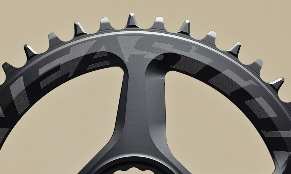 Easton Direct Mount 1x GRX gravel chainrings for Shimano 12-speed HyperGlide+ tooth profile