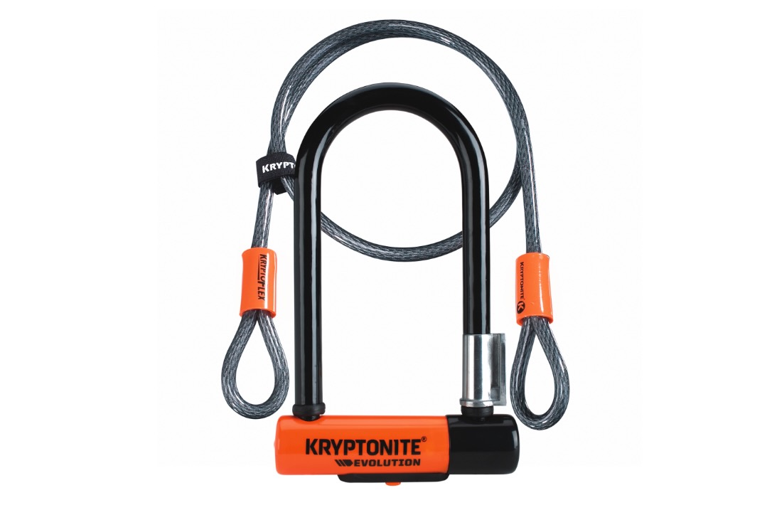 Kryptonite Evolution Mini-7 with 4’ Flex cable