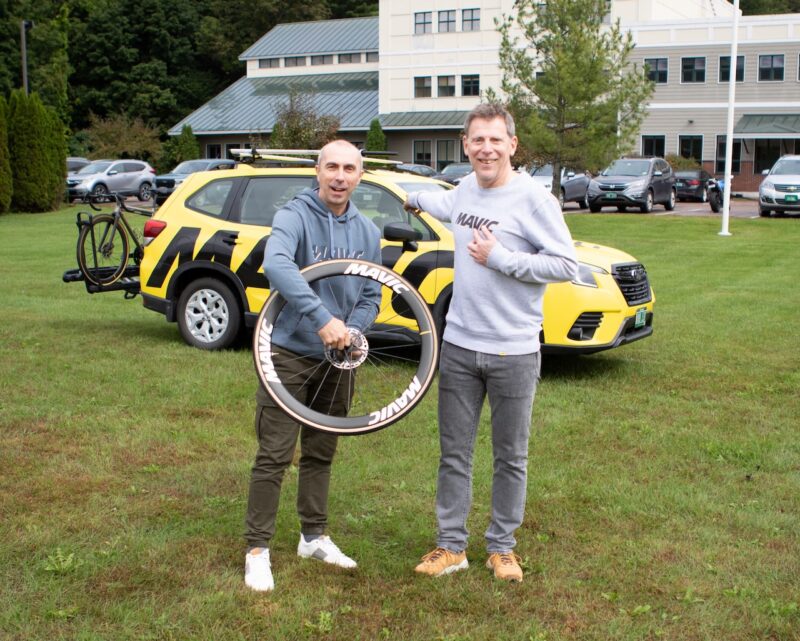 Mavic VT North America Duo with wheels spin 1