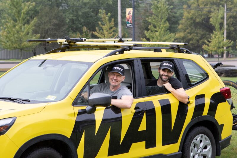 Mavic VT North America Gunter and Josh in Car