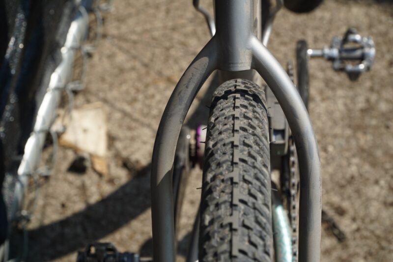 Moots Cycles Routt CRDD rear tire clerance