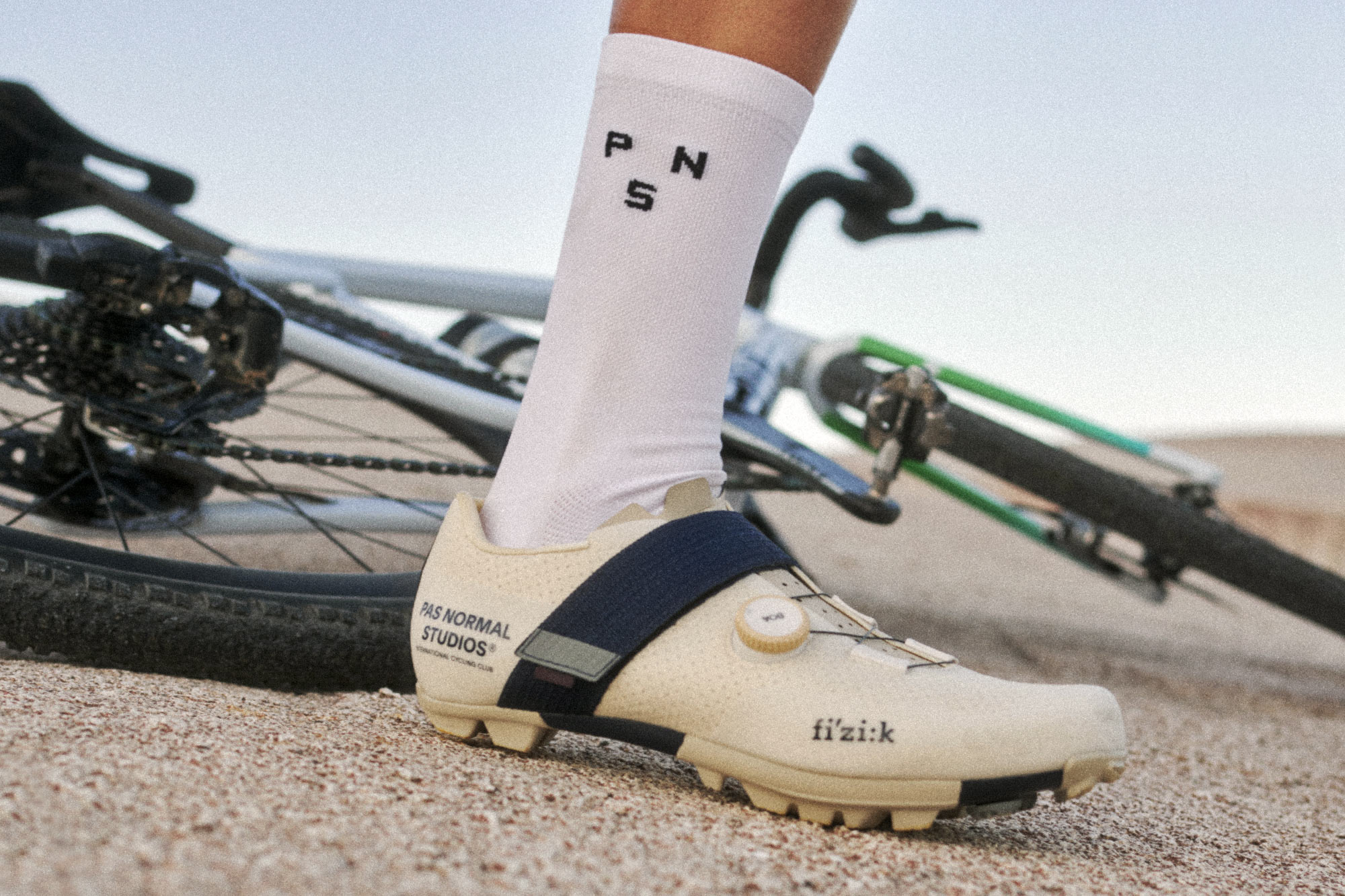 Pas Normal Studios X Fizik Vento Ferox Carbon limited edition gravel bike shoes collaboration