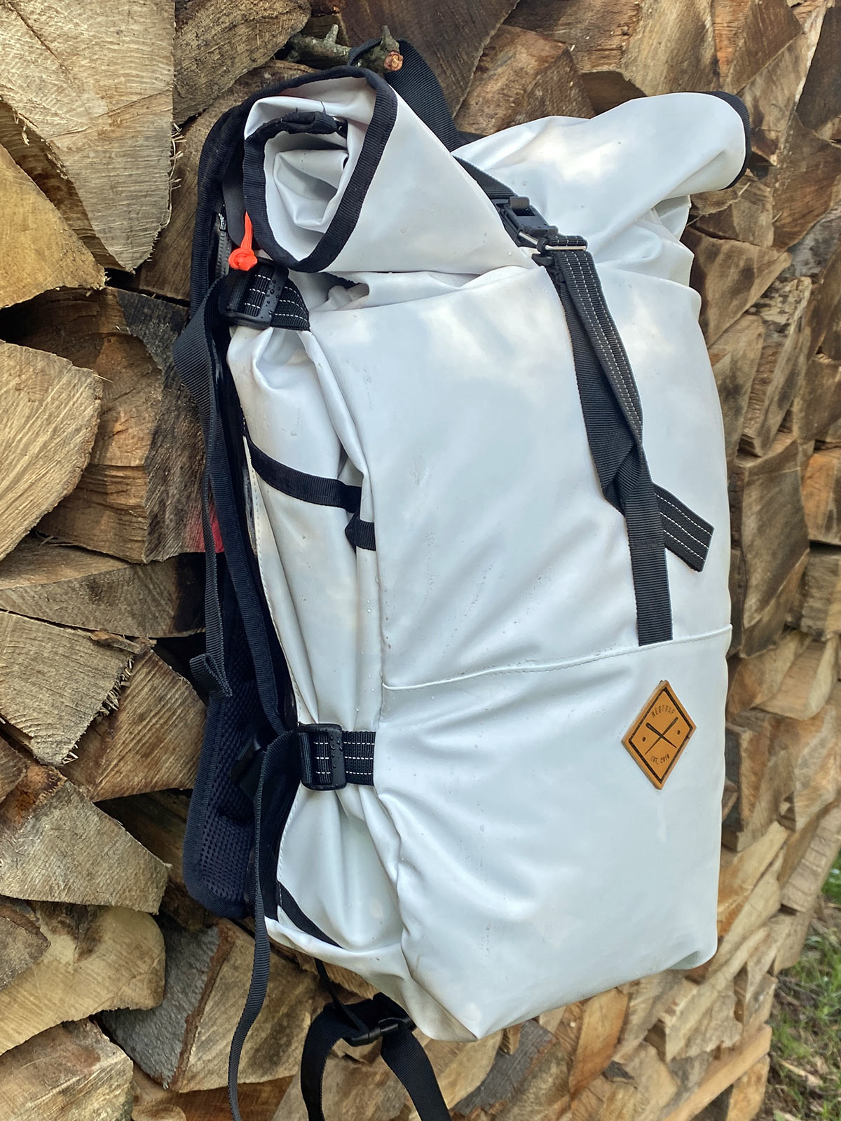 Restrap waterproof Rolltop Backpack 40L, compressed