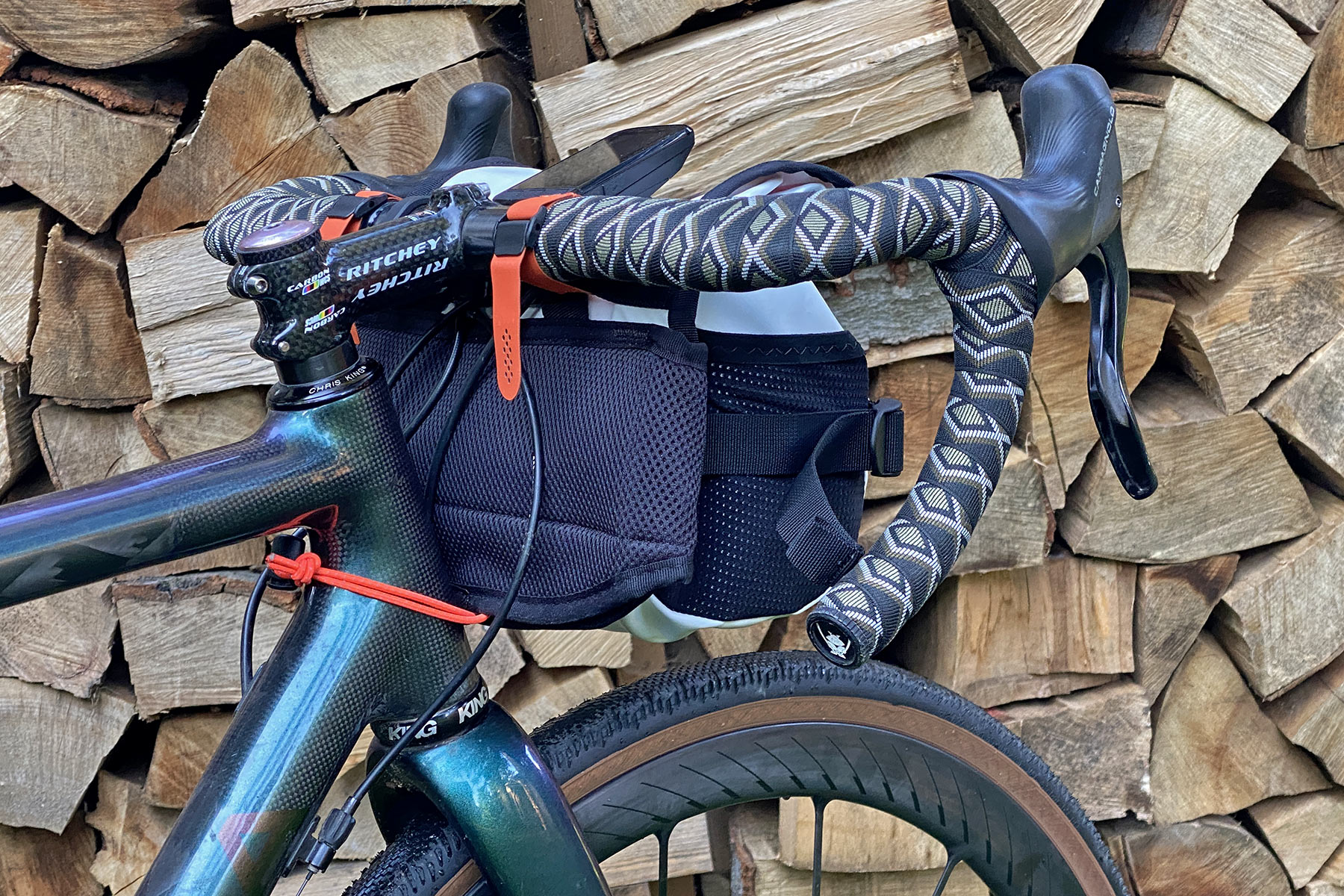 Restrap waterproof Utility Hip Pack, on-bike mode