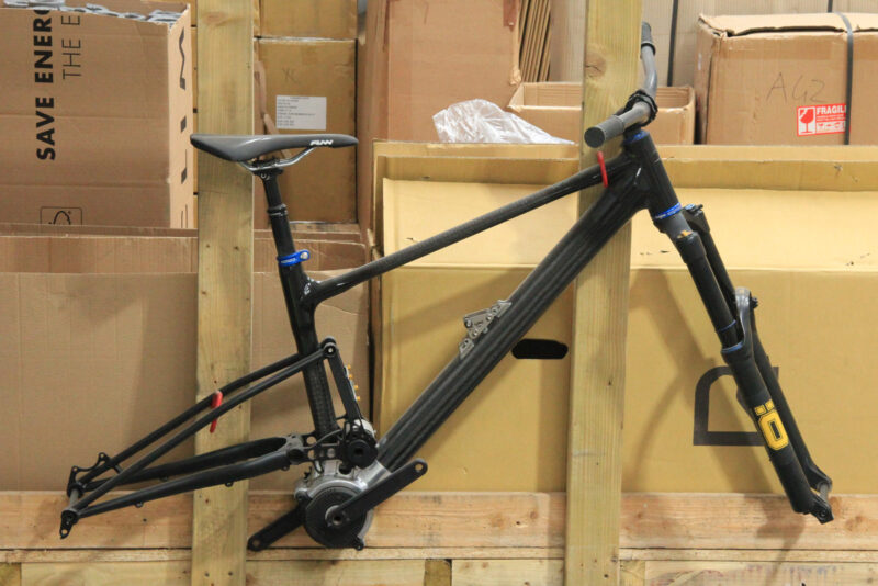 starling braided theromplastic emtb frame prototype starling workshop tour