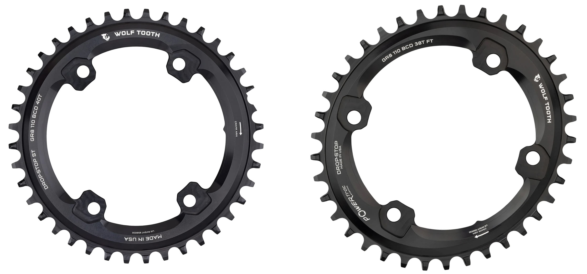 wolf tooth components chainrings for 12-speed shimano GRX