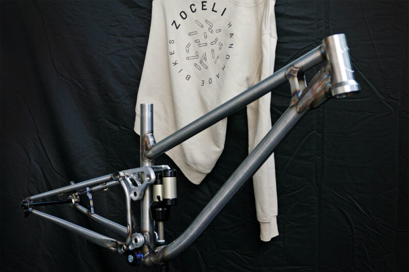Zoceli Narum handmade Czech steel full-suspension trail mountain bike, made in EU