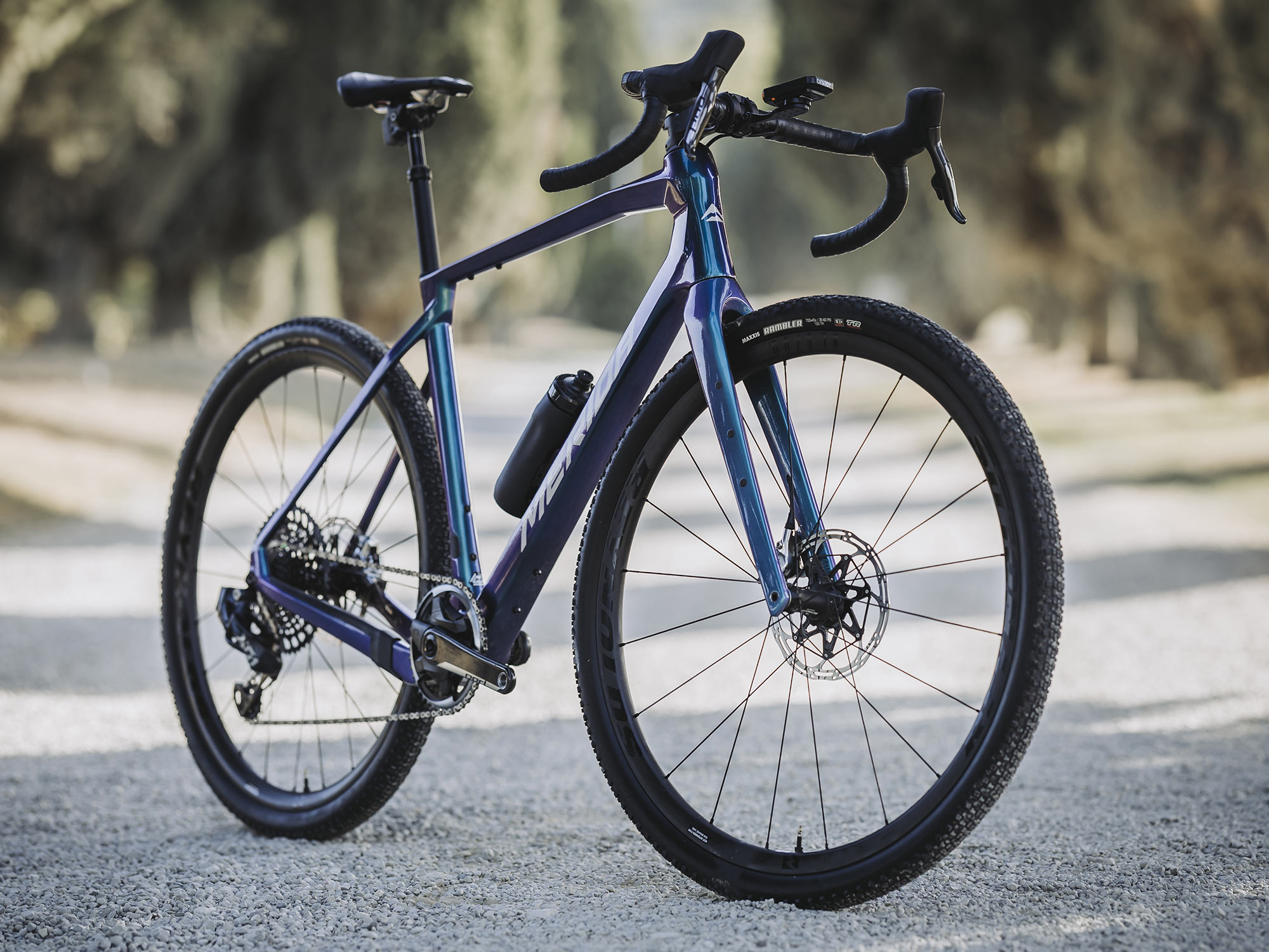 2024 Merida Silex versatile all-rounder carbon gravel bike, angled