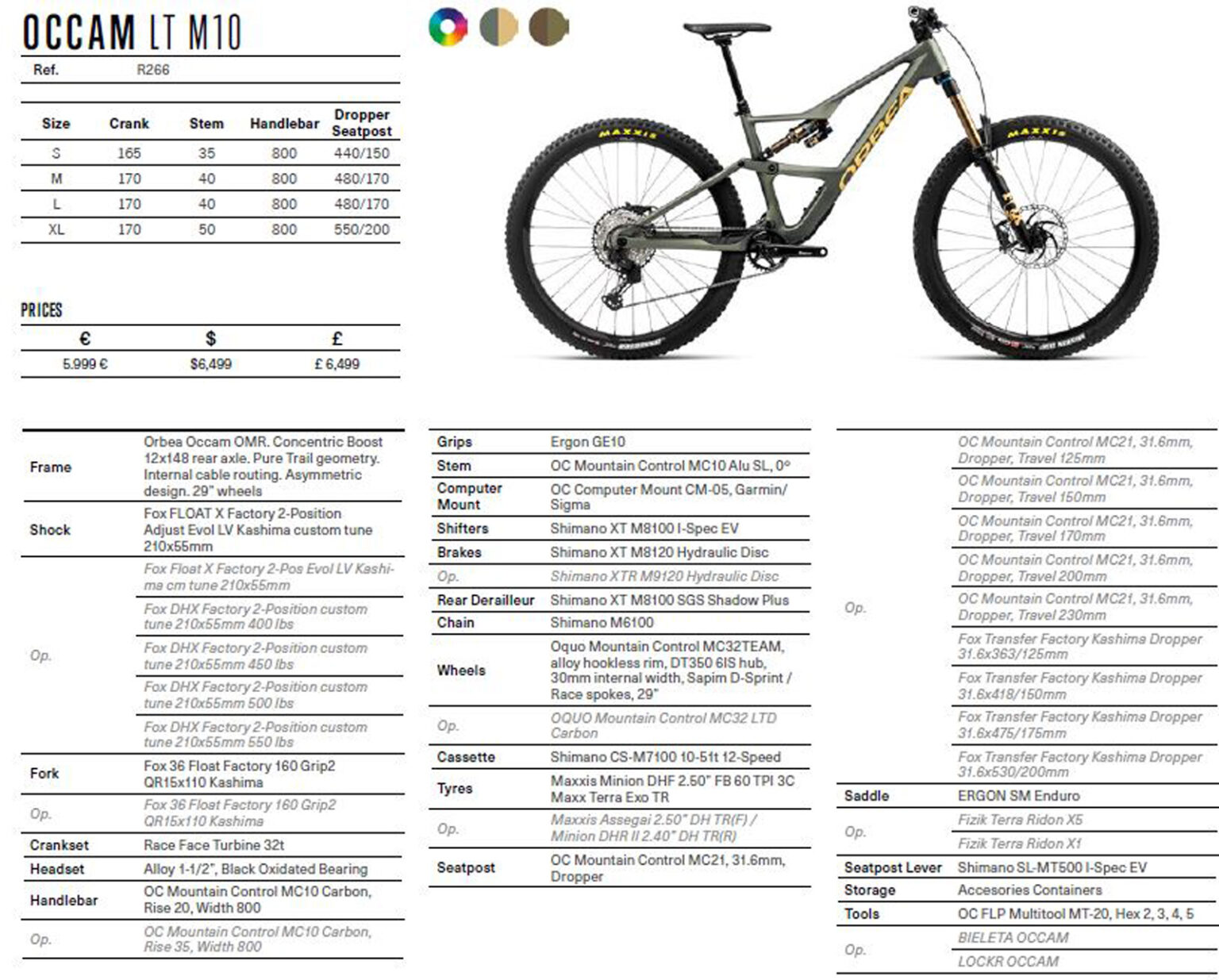 2024 Orbea Occam SL & LT Refine Fast & Progressive Trail Bikes - Bikerumor