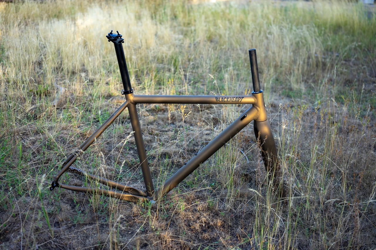 BlackHeart Bike Co. Custom Serakote paint program bronze