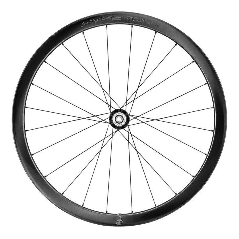 Campagnolo Hyperon lightweight carbon road bike wheels, front wheel