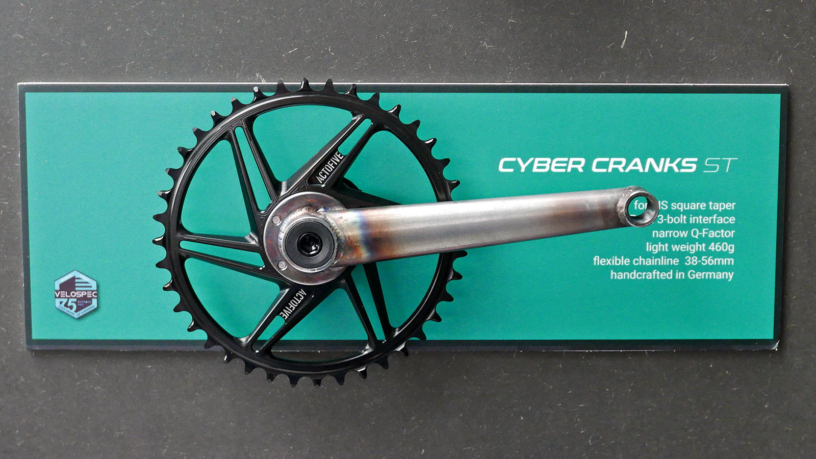 Cyber Cycles Cranks modern modular tubular steel bicycle cranksets, Cyber Cranks ST aquare tape